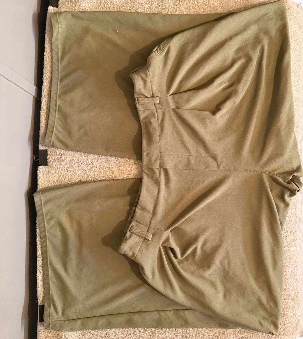 Halara Pants Size 2X Olive Green Pleated Wide Leg Casual